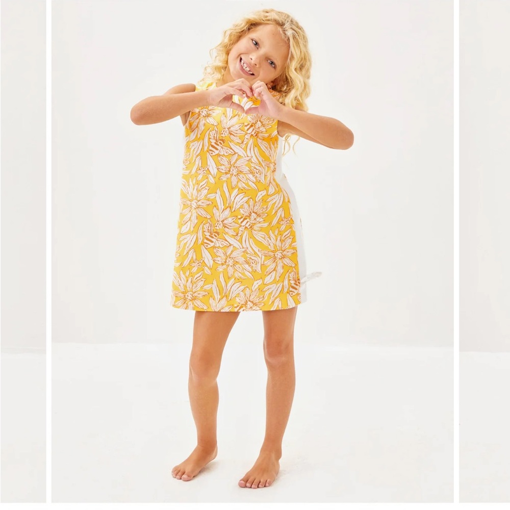 Lilly Pulitzer Little Lilly Classic Hideaway Honeycomb dress Size 10, NWT
